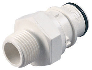 81400 81400 - Stecker PSU mit konischem AG 3/8" NPT mit Absperrung, NSF (HFCD24635 NSF)