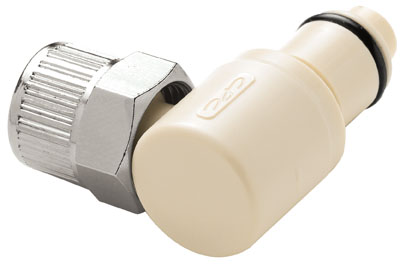 PLCD2100612 - Stecker PP mit Winkel-Klemmverschr. 9,5 x 6,4 mm ohne Absperrung