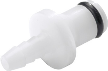 PMC2202 - Stecker Acetal mit Schlauchtülle 3,2 mm ohne Absperrung