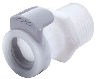 APC10006 - Kupplung Acetal mit konischem AG 3/8" NPT ohne Absperrung