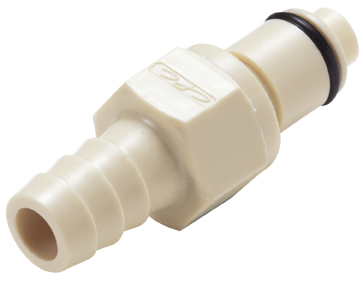 PLCD2200612 - Stecker PP mit Schlauchtülle 9,5 mm mit Absperrung