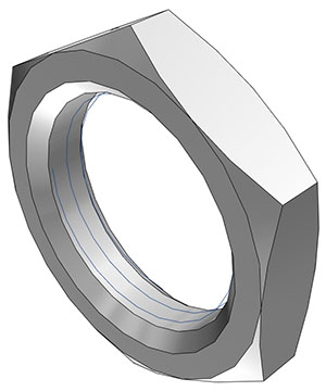 664400 - Plattenmontagemutter Acetal für MC, PMC, PMC12 - Serien