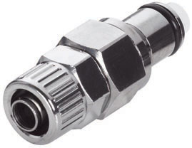 LCD20006 - Stecker MS-VC mit Klemmverschraubung 9,5 x 6,4 mm mit Absperrung