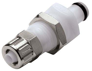PMC4004 - Stecker Acetal Schott/Klemmverschraub. 6,4 x 4,3 mm ohne Absperrung