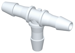 HT530 - T-Schlauchverbinder 4,0 mm, Nylon, weiß