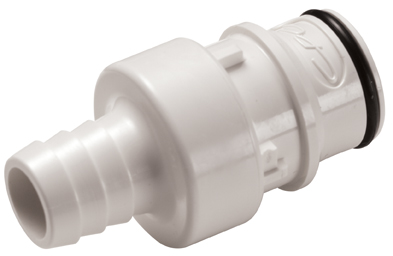 81000 81000 - Stecker PSU mit Schlauchtülle 12,7 mm mit Absperrung, NSF (HFCD22835 NSF)