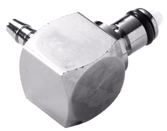 MCD2302 - Stecker MS-VC mit Winkel-Schlauchtülle 3,2 mm mit Absperrung