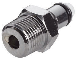 LCD24006 - Stecker MS-VC mit konischem AG 3/8" NPT mit Absperrung