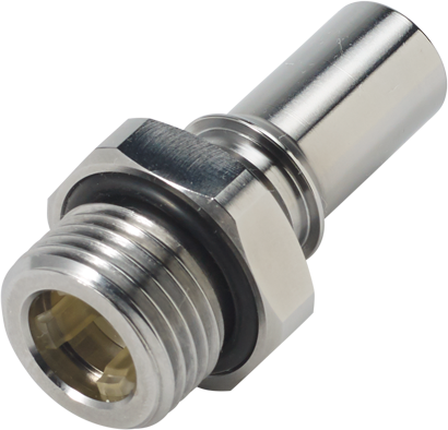 LQ6D47008BLU - Stecker MS-VC mit AG 1/2" BSPP mit Absperrung, blau, Non-Spill