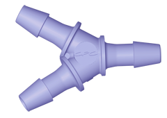 HY391 - Y-Schlauchverbinder 2,4 mm, Polycarb.