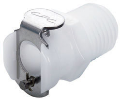 PMC1004 - Kupplung Acetal mit konischem AG 1/4" NPT ohne Absperrung