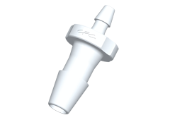 HSR4230 - Gerader Schlauchverbinder, reduzierend, 3,2 mm auf 1,6 mm, Nylon, weiß