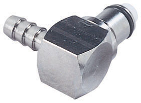 LCD23004 - Stecker MS-VC mit Winkel-Schlauchtülle 6,4 mm mit Absperrung