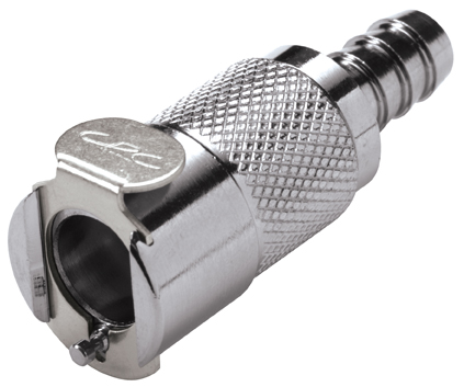 LCD17005 - Kupplung MS-VC mit Schlauchtülle 7,9 mm mit Absperrung