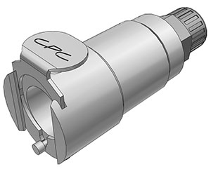 LCD13004 - Kupplung MS-VC mit Klemmverschraubung 6,4 x 4,3 mm mit Absperrung