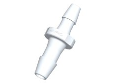 HSR5430 - Gerader Schlauchverbinder, reduzierend, 4,0 mm auf 3,2 mm, Nylon, weiß