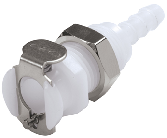 PMC1603 - Kupplung Acetal Schott mit Schlauchtülle 4,8 mm ohne Absperrung