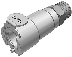 LCD13006 - Kupplung MS-VC mit Klemmverschraubung 9,5 x 6,4 mm mit Absperrung