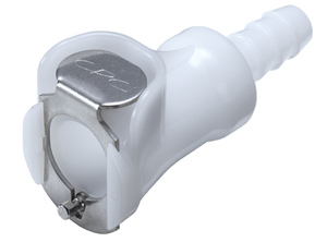 PMCD1702 - Kupplung Acetal mit Schlauchtülle 3,2 mm mit Absperrung